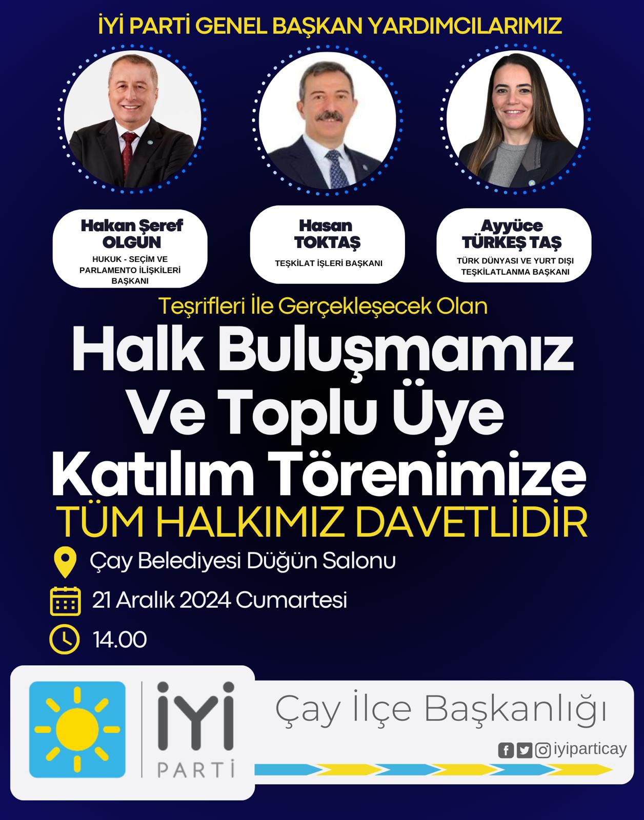 İYİ Parti'den Halk Buluşması ve Toplu Üye Katılım Töreni